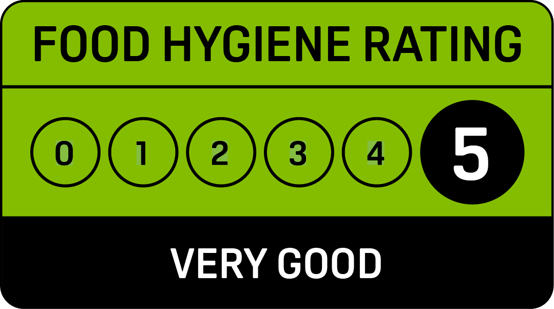 Food Hygiene rating 5, very good